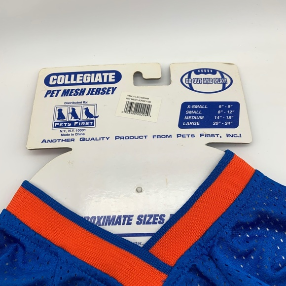 Pets First Florida Gators Collegiate Pet Mesh Jersey Gators #53 Size Medium - Picture 8 of 11